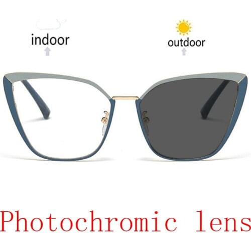 2020 New Ultralight Myopia Optical Glasses Frame Retro Round Finished Myopia Photochromic Sunglasses UV400 with Box NX