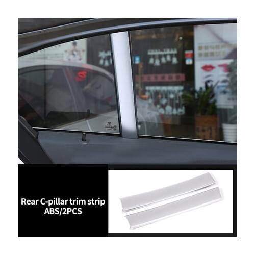 Trim Strip Molding For Bmw New 2018-2019 2pcs Chrome 5 Series Year Pillar