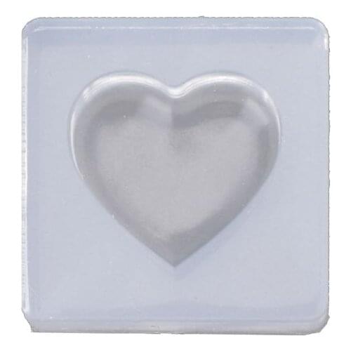 Jewelry Silicone Mold 3D Heart Shape Pendant Epoxy Resin Jewelry DIY Craft Tool X7YC