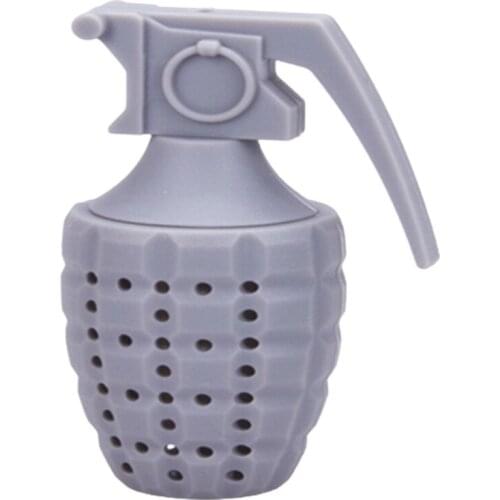 Loose Leaf Tea Infuser Silicone Tea Strainer Special Grenade Shape Tea Filter for Brewing Loose Leaf Tea Dishwasher Safe