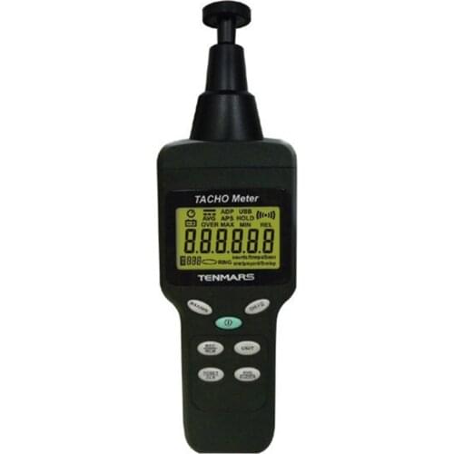 TENMARS TM-4100D Tacho Meter Use For Arious Types of Equipment Such as Conveyors,Cooling Equipment, Dryers, Elevators,Windmills