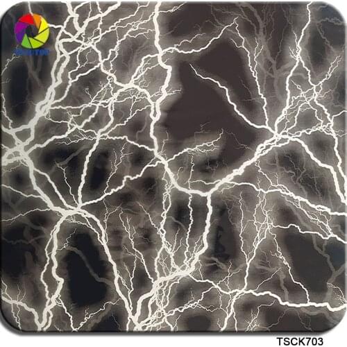 TSAUTOP 1m x 10m hydro dipping decals water soluble decoration water transfer film aqua printing film WDF703