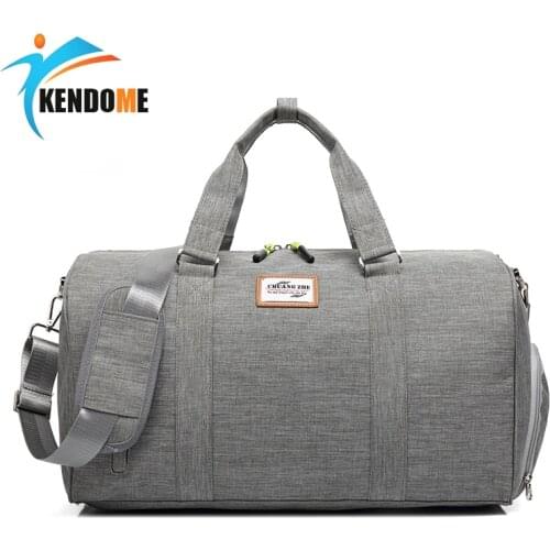 Outdoor Waterproof Sports Gym Bag Women Fitness Yoga Training Shoulder Bag Mens Multi-function Travel Handbag Crossbody Bag