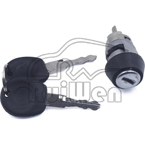 1H0905855A Ignition Lock Cylinder Keys for For VW Cabriolet Corrado EuroVan Golf Jetta Passat Scirocco Audi 4000 Seat Cordoba