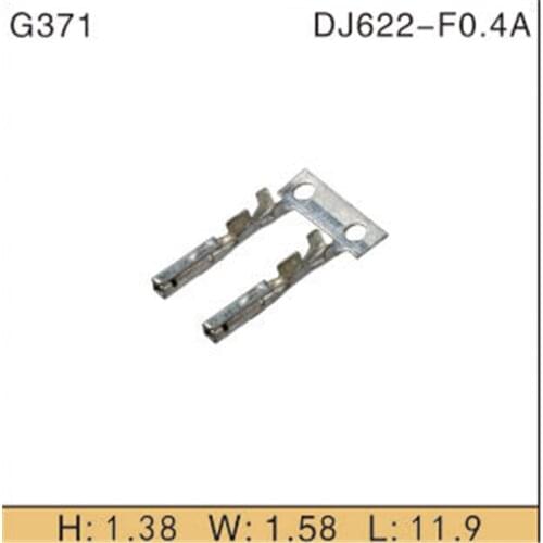 Free shipping 1000pcs For AMP TYCO 0.4mm wire terminal Automotive electrical male terminal G371