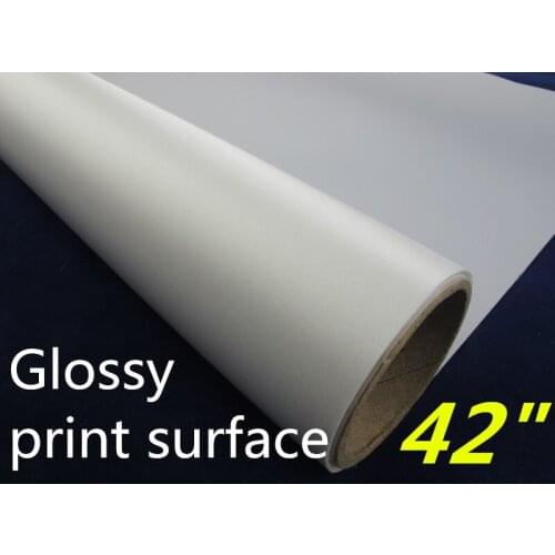 Free shipping 42" Glossy Inkjet Silk Fabric