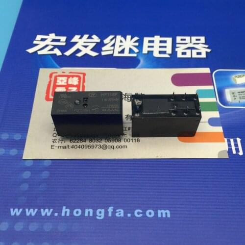 Free shipping lot (10 pieces/lot) HONGFA HF HF115F-110-2ZS4BF JQX-115F-110-2ZS4BF 110VDC 8PINS 8A250VAC Power Relay original New