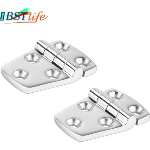 2PCS Heavy Duty SS316 marine grade cast Boat Caravan RV Deck Cabinet Drawer Flush Door Strap Butt Hinge Hardware