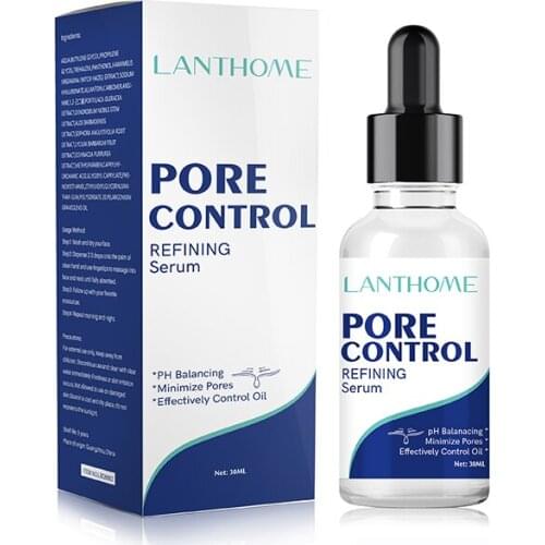 Pore control effectively repairs pores, pore shrinking essence, natural facial essence, acne scars, facial skin care 30ml