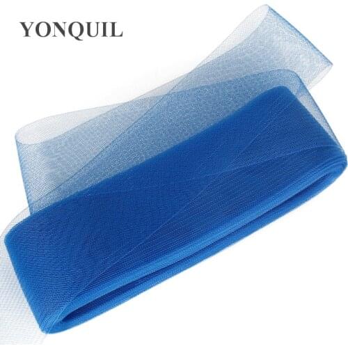 10CM Wide Crinoline Horsehair Braids DIY Hair Accessories Women Wedding Mesh Fascinators Craft Headdress Material 25Yards/Lot