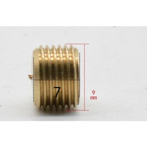 1/8" BSP Male Pipe Hex Socket Brass End Cap Plug Fitting Coupler Connector Water Gas Oil