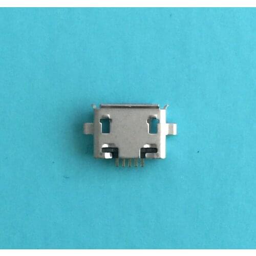 50pcs micro USB mini connector 5pin Charging port mini USB connector for Mobile Phone Tablet