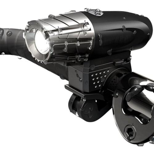 MTB Front Bicycle Light Rear Light Set Night Cycling LED Headlight Taillight USB Rechargeable Lamp Mountain Bike Accessories