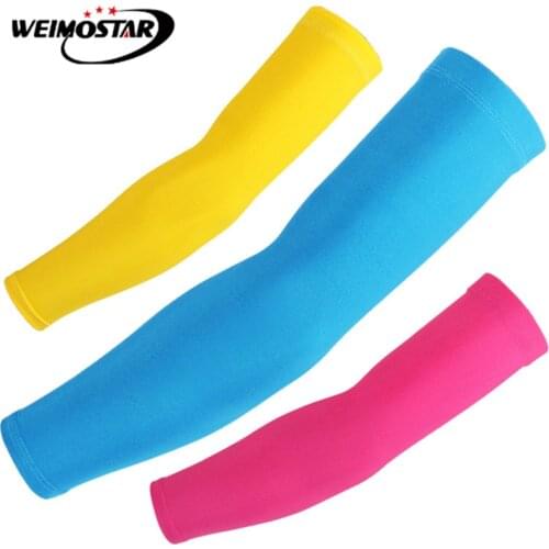 White Arm Warmers Bike Cycling Cuff Men women MTB Car Moto UV Sun Protection bicycle Oversleeve Sleeves Arm Cover Sports outdoor