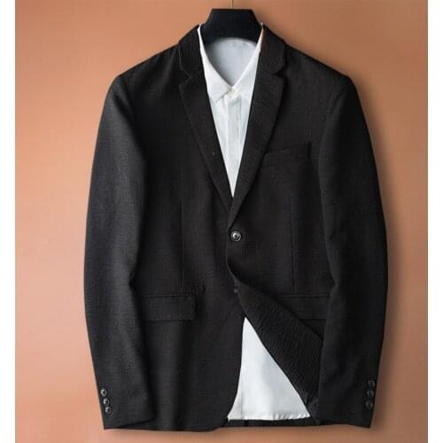 New Autumn Winter High Quality Youth Fashion Casual Coat Men Single Breasted Blazers Men Suits Plus Size M L XL 2XL 3XL 4XL