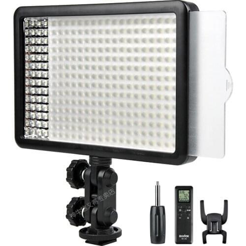 New Godox 308C Bi-Color Dimmable 5500K/3300k LED Video LED Video Studio Light Lamp Professional Video Light with Remote control