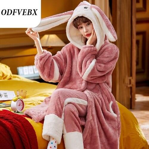 Женские теплые пижамы ODFVEBX China At AliExpress