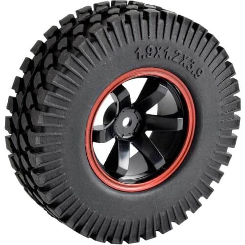 RC 701A-T133 1.9inch Rubber Diameter 98mm Tires 4P For 1:10 D90 RC 4WD Climbing Car