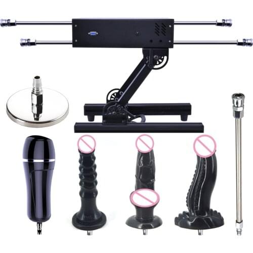 Sex Machine for Women and Men 200W Strong Power Thrusting Love Machine Automatic Vibrator Sex Toys for Adults 4P Sex Products