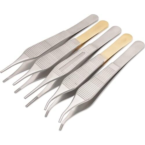 Cartilage forceps with toothed groove adipose tissue forceps nasal pot belly forceps