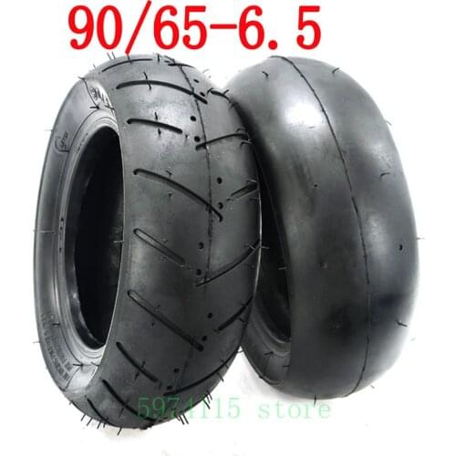Slick Tyre 90/65-6.5 Front 110/50-6.5 Rear Tubeless Vacuum Tire For 47cc 49cc Mini Pocket Bike Motorcycle Accessories