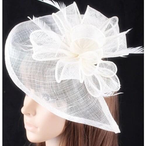 Derby Sinamay Hats Women Races Hair Accessories Fancy Fascinators For Wedding Hats Bridal Headwear Free Shipping SYF278