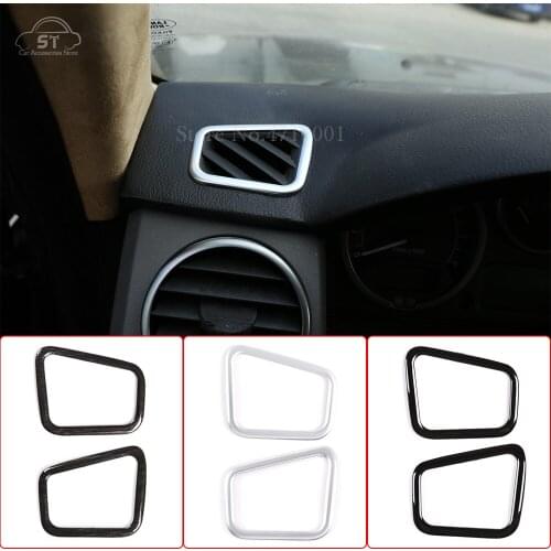 Car-Styling,Dashboard AC Vent Side Air Outlet Frame Trim,ABS Silver,for LandRover Discovery 3 LR3 2004-2009,Interior Accessories