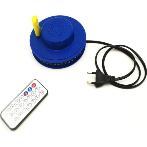 AC100-240V RGB Auto Color Changing Rotating 48 LEDs UFO Sunflower LED Stage Lights Wall Mounted KTV Bar DJ Club Disco Dancing