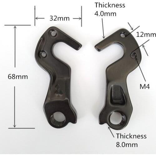 2pcs Bicycle Rear Derailleur Hanger mtb cycling hangers for CUBE 10149 aka 149 LONG Attention 2015 LTD Race Access WLS LTD SL 29