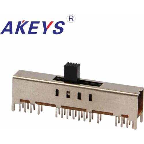 10PCS SS-48D01 4P8T-G4 Four pole eight throw 8 position slide switch 32 pin DIP type with 4 fixed pin handle heights