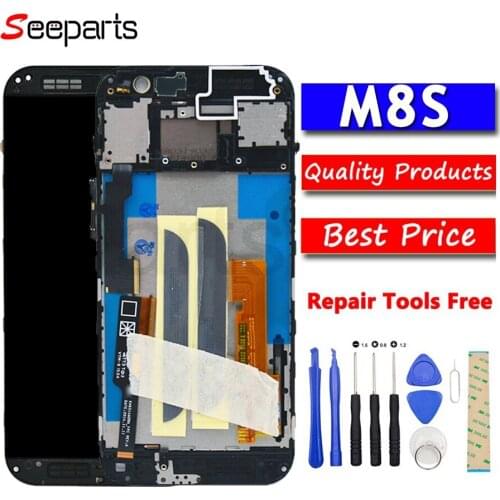100% Tested 5" 1920x1080 For HTC One M8s LCD LCD Touch Screen with Frame HTC M8S Display Digitizer Assembly Replacement Parts