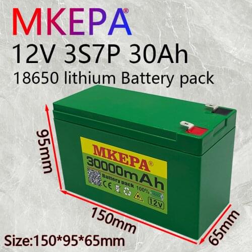 3S7P 12V 12.6V 30ah Lithium ion battery pack,, lithium ion battery shell + bracket + protection board, 21 batteries in total