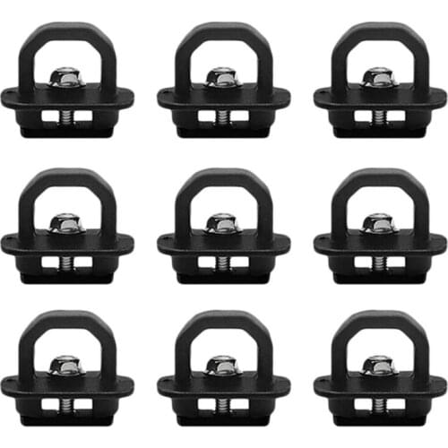 9Pcs Car Trunk Lock Truck Rope Fixing Pull Ring Pickup Bed Anchor Hook for Chevrolet Silverado GMC Sierra 2007-2020