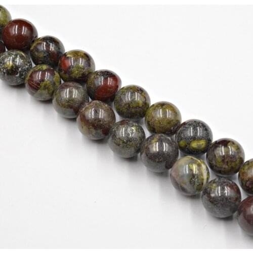 Natural Stone Dragon Blood Stone Beads 4-12mm Loose Beads for Jewelry Making Charm Accessories DIY Fashion Free Shipping