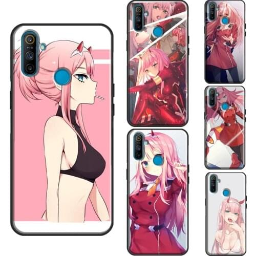 Anime Zero Two Darling in the Franxx Case For OnePlus Nord 8 7 Pro Realme 7 6 Pro C3 XT X7 X50 For OPPO Find X2 Pro Reno 4