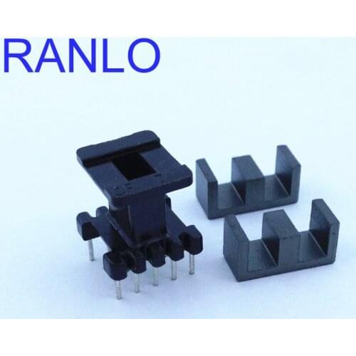 EE13 transformer bobbin frame PC40 magnet ferrite core vertical 5+5pin