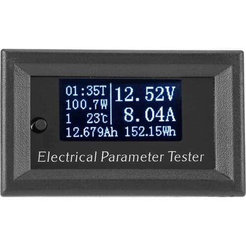 7 in 1 Electrical Parameter Meter Multi function Tester Voltage current Time capacity voltmeter Ammeter