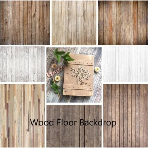 Newborn Backdrop for Photography Baby Shower Birthday Party Wood Floor Photo Background for Children Backdrops Studio