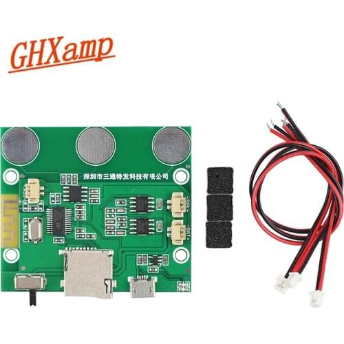 GHXAMP Touch MP3 Decoding Amplifier Board For 4 ohm 3W Speaker Digital Audio Amplifier Board Bluetooth-compatible DIY 3.7V 1pcs