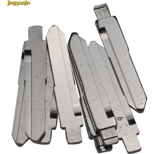 Jingyuqin 10pcs Car Flip Folding NO.52 Key Blank Replacement for Suzuki Swift Replacement Uncut Blade Car-styling