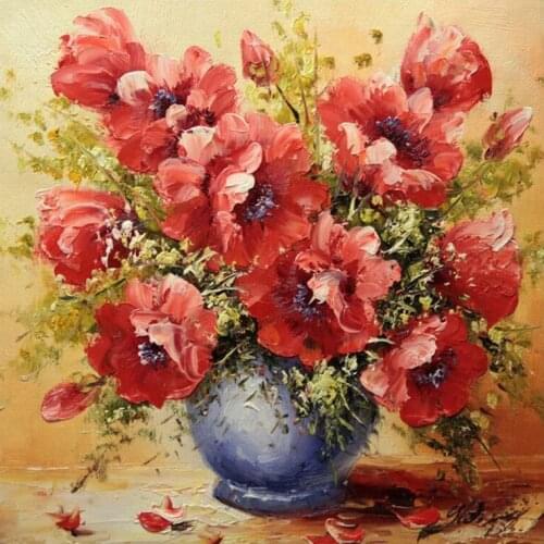 Flower 5d DIY Diamond Painting Diamond Mosaic Diamond Embroidery Painting Diamond Painting Cross Stitch Home Decor