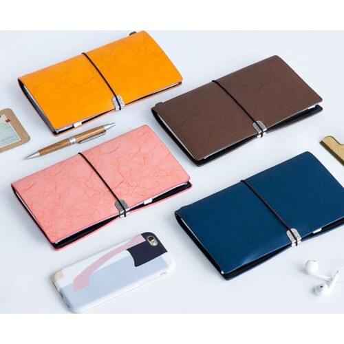 JUGAL Creative Straps Vintage Notebook Leather Traveler Notebook Memo Diary,Filofax, Planner Organizer Office & School Supplies