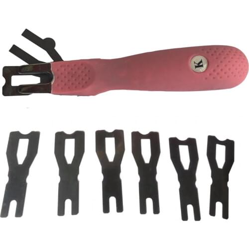 Floor Carpet Trimming Skiving Knife Vinyl Flooring Welding Cutting Blade Tool with 6 blades