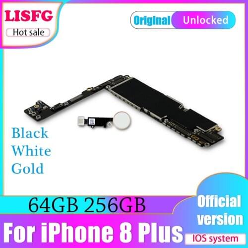 100% Original Unlocked Motherboard For iPhone 8 Plus 5.5inch With/NO Touch ID,For iPhone 8 Plus Logic Board Mainboard With Chips