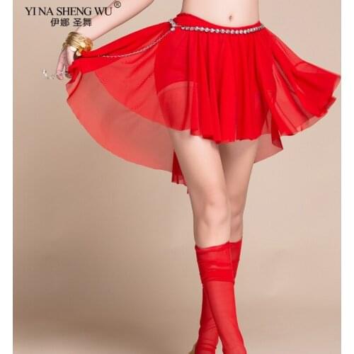 New Women Belly Dance Clothes Short Skirts Practice Sexy Wrapped Oriental Bellydance Costume Top/Skirt Dance Accessories Female