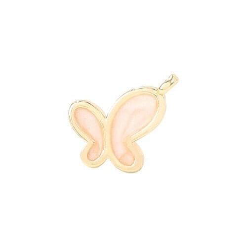 Factory wholesale Gold Color Brass Butterfly Charms Pendants Necklace Bracelet Earring Diy Jewelry Making Supplies Accessories
