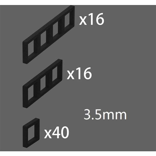 Mechanical keyboard kbdfans plate sound insulation foam 3.5mm switch noise absorbing cotton