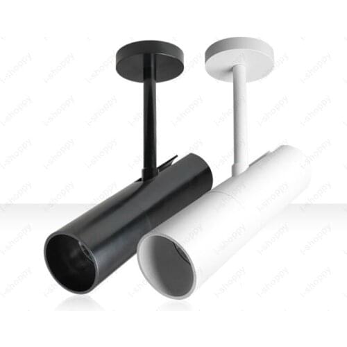 Indoor 3W/5W/7W LED Ceiling Light Pendant Picture Lamp Downlight Chipset COB Angle Adjustable Black/White Shell