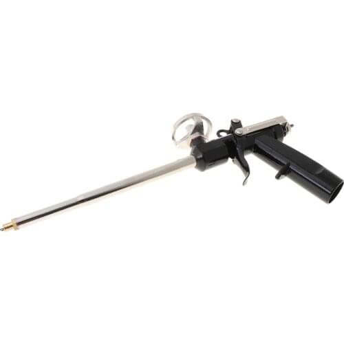 Professional Plastic Metal Polyurethane Manual Foam Expanding Spray Gun For Glass Sealant