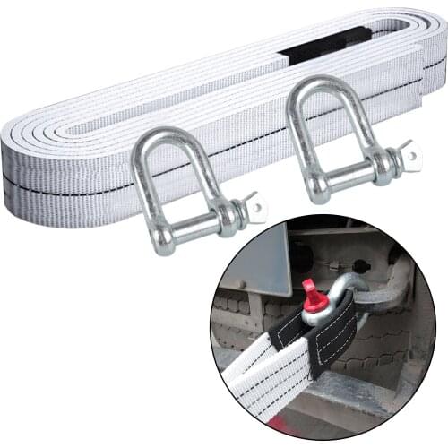 Trailer Winch Strap 5 Meters Towing Ropes Car Recovery Belt for Car Trailer